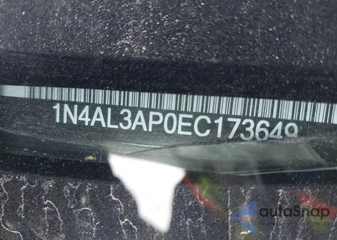 2014 Nissan Altima 2.5 S из США, поврежденный, VIN 1N4AL3AP0EC173649